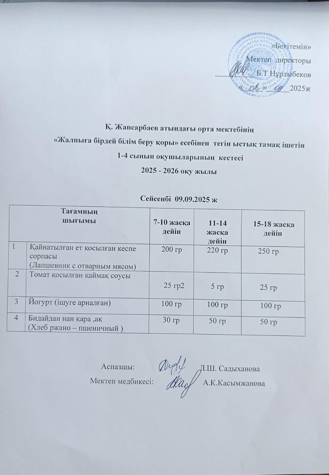 Ас Мәзірі