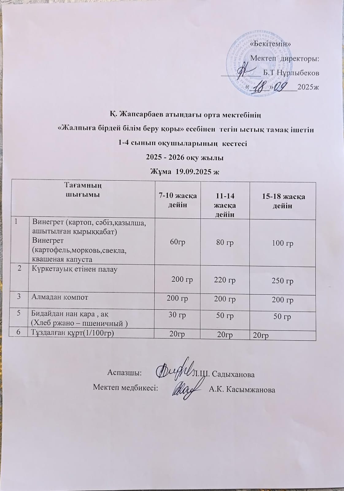 Ас Мәзірі